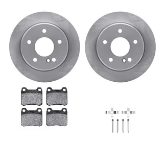 R1 Concepts WFWH1-63030 E- Line Series Brake Rotor W/ Ceramic Brake Pads & Hdw